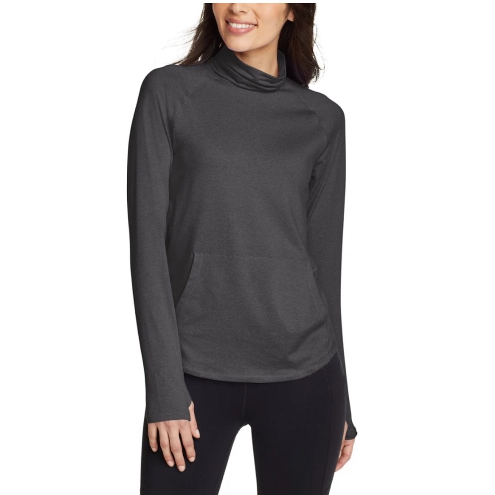 Eddie Bauer Active Funnel Neck XS grey thj2
